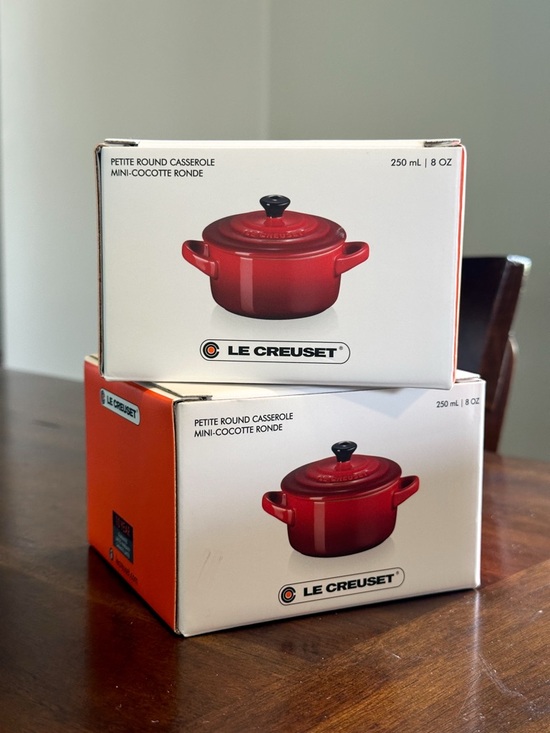 Le Creuset Other - Le Creuset Mini Cocotte Set of 2 8oz Petite Round Casserole Stoneware
